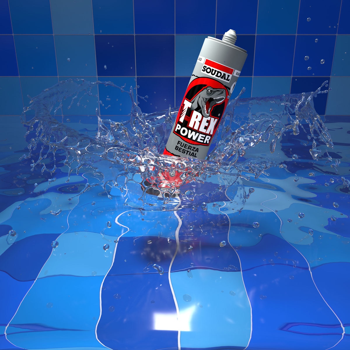 Adhesivo Sellador T-Rex Power 290 ml Blanco-3