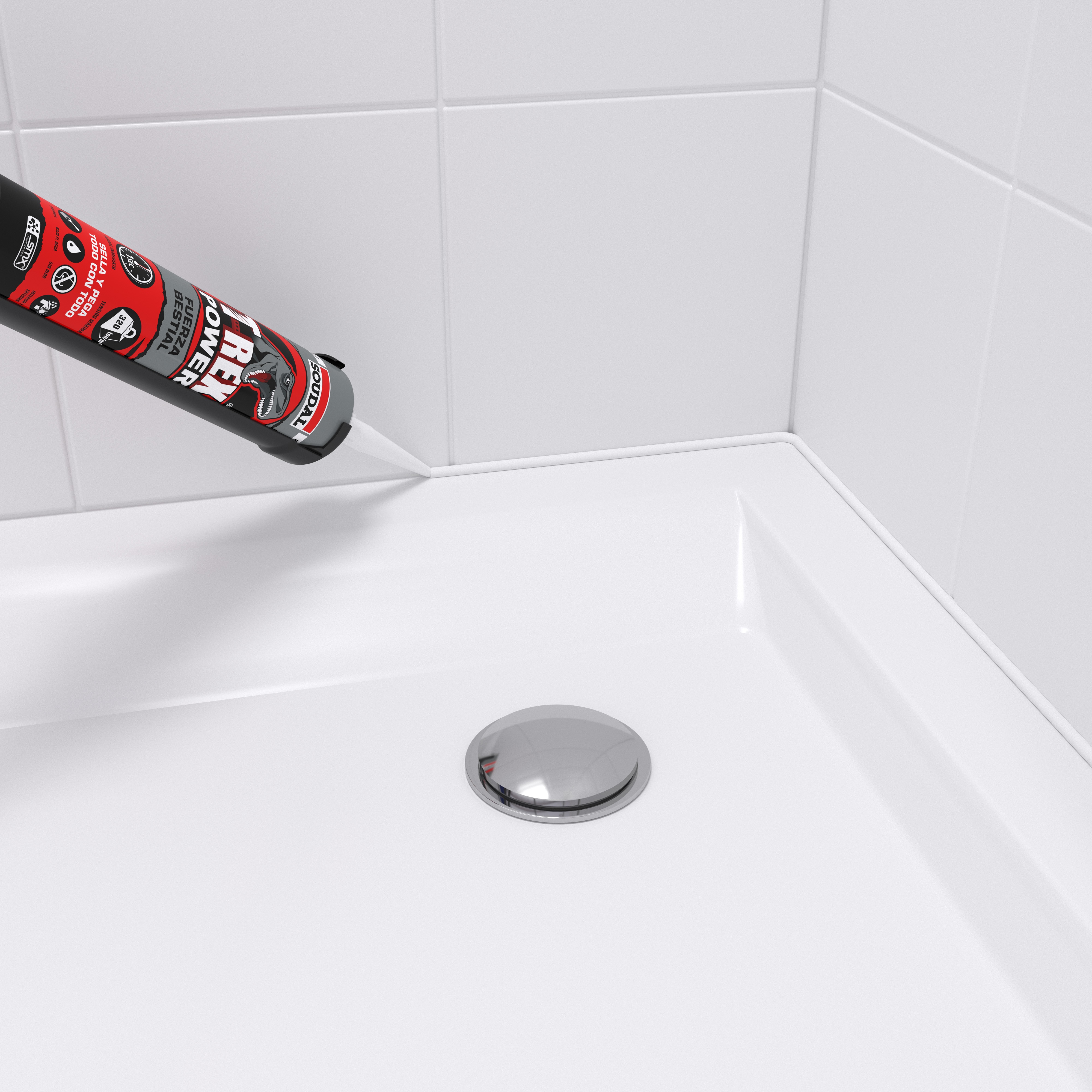 Adhesivo Sellador T-Rex Power 290 ml Blanco-7