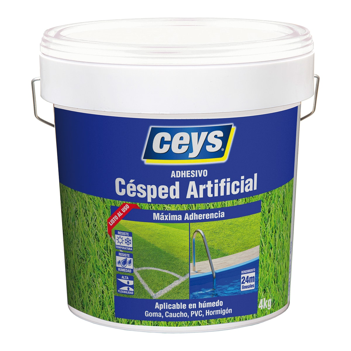Adhesivo Césped Artificial 4 kg Transparente-1