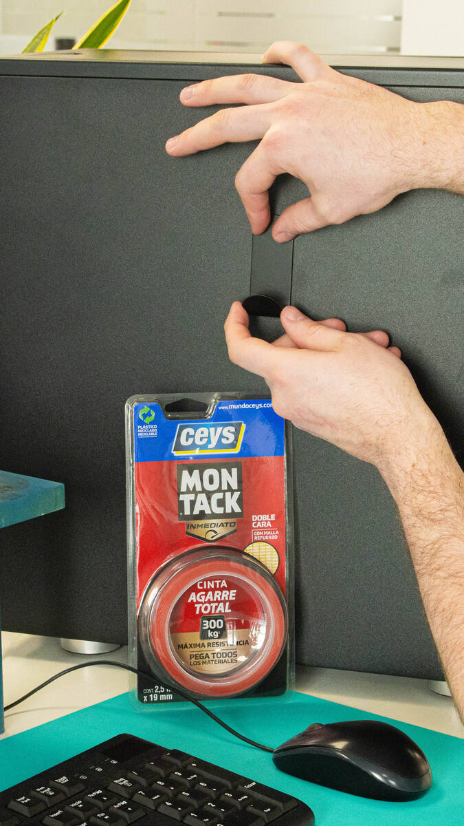 Cinta Montaje Alta Resistencia 2,5 m Cristal-3