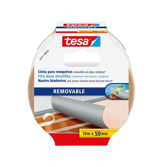 Imagen 0 de Cinta Adhesiva Doble Cara Moquetas 10 m