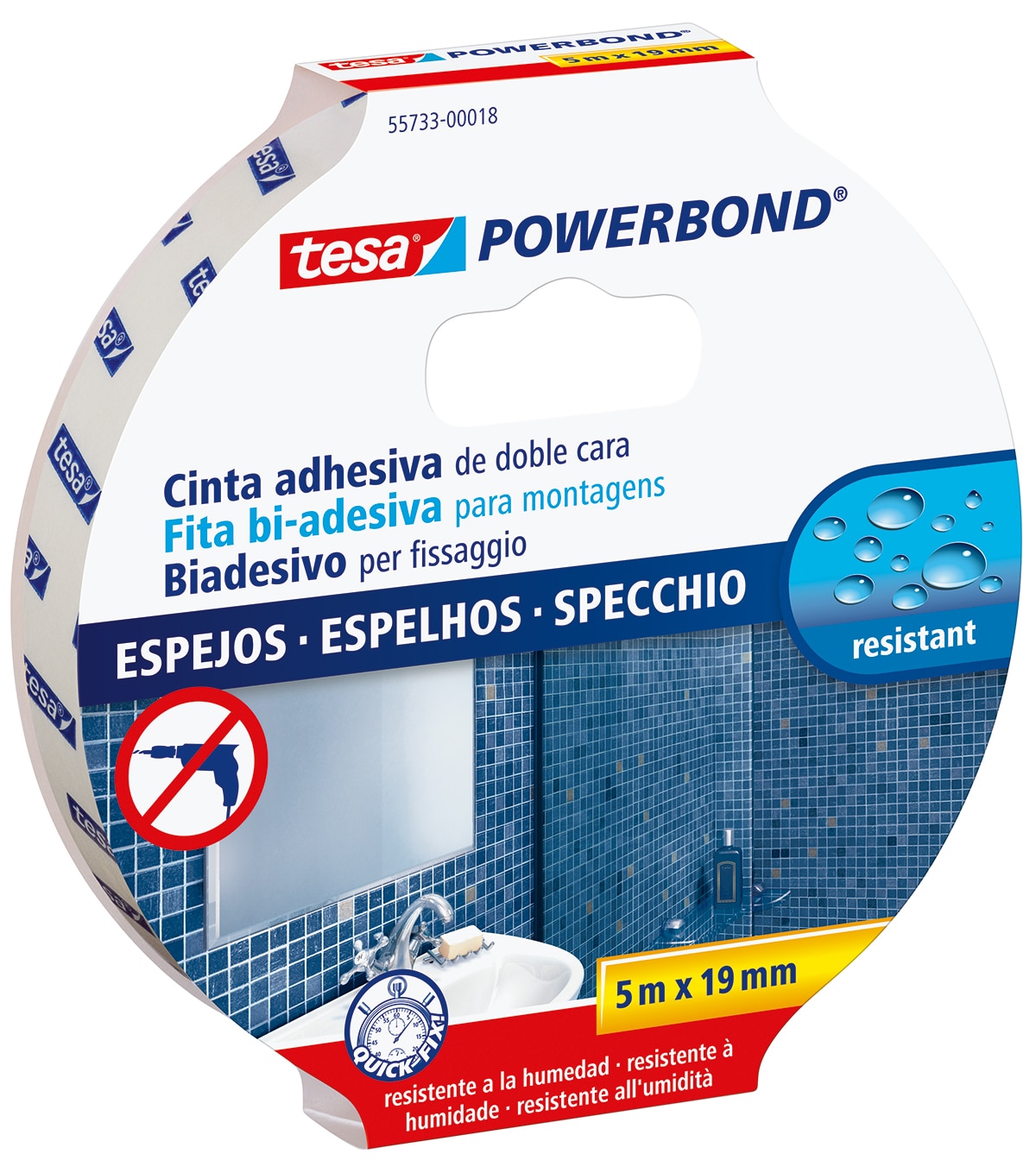 Tesa - Cinta Doble Cara Espejos Powerbond.