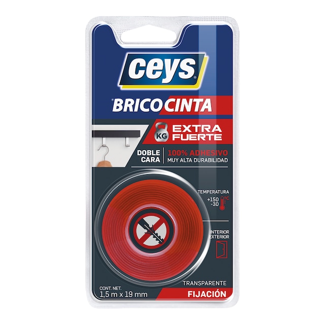 Imagen 0 de Cinta Doble Cara Extra Fuerte 1,5 m