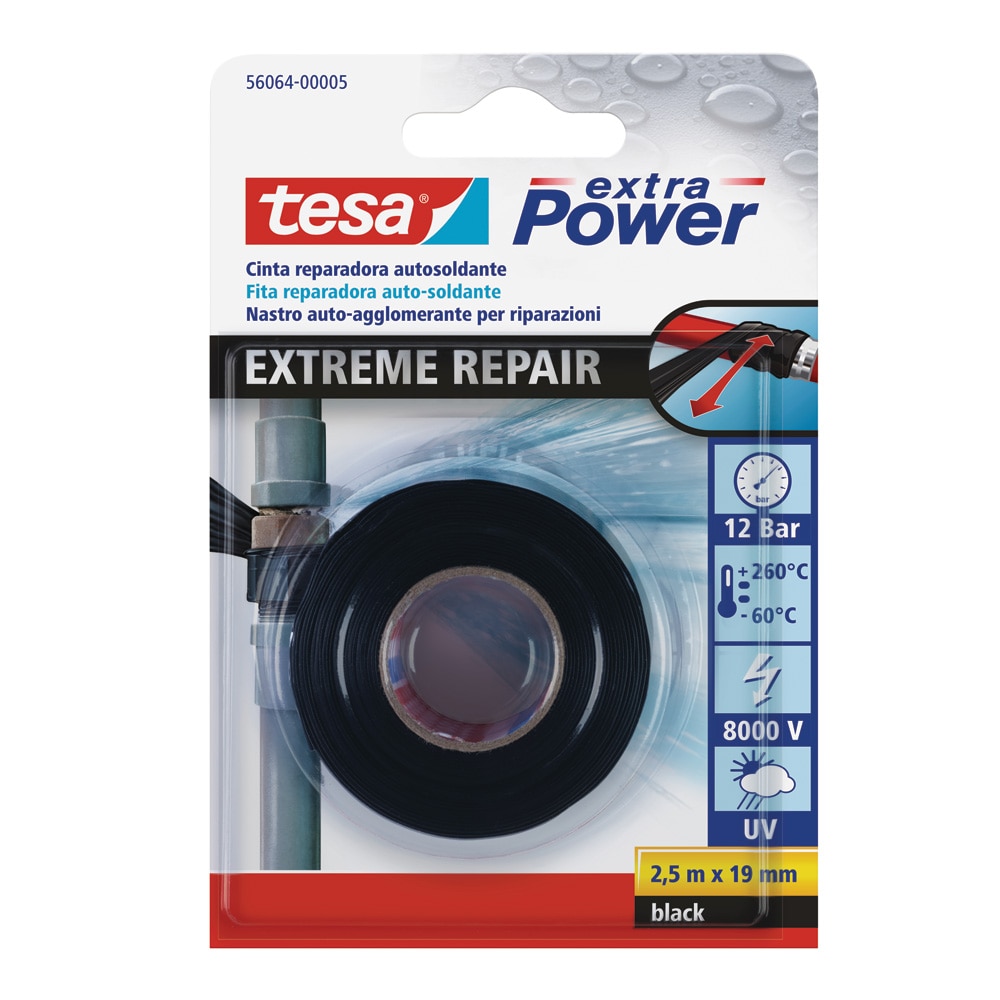 Tesa - Cinta Reparación Autosellante Extreme Repair.