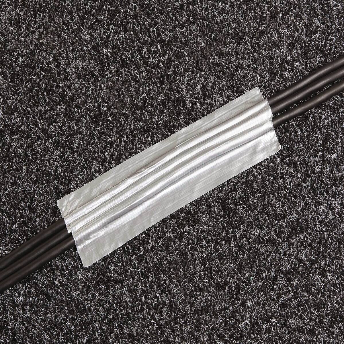 Cinta Americana Extra Resistente 50 m Plata-4