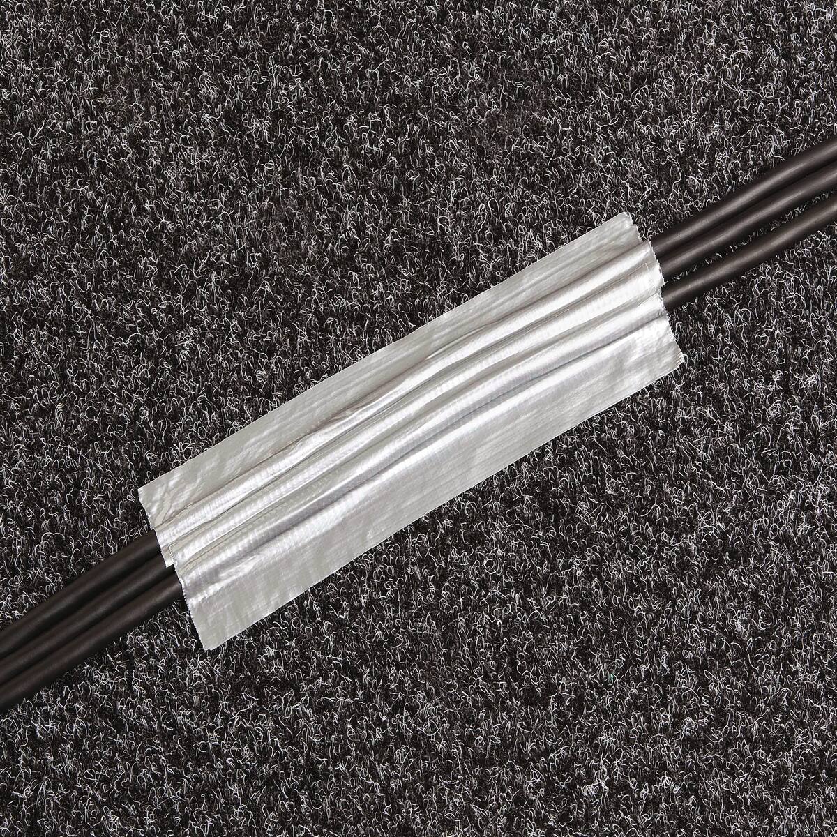 Cinta Americana Extra Resistente 25 m Plata-2
