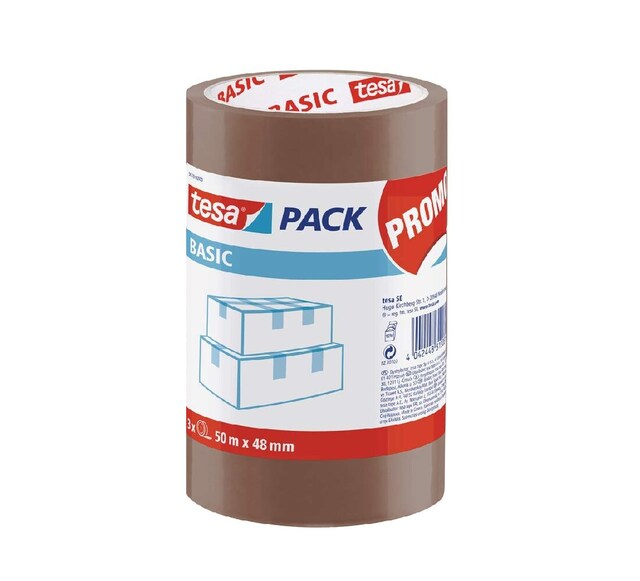 Imagen 0 de Cinta Embalaje Basic 3 Rollos
