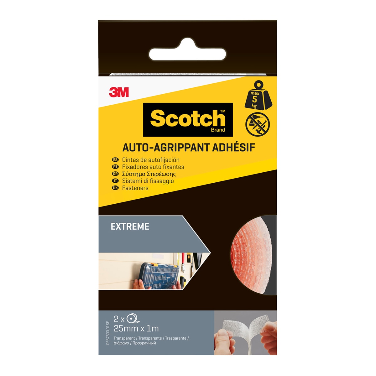 Imagem 0 de Fitas Auto-Aderentes de Aderência Extrema - 2 Rolos de 25 mm x 1 m