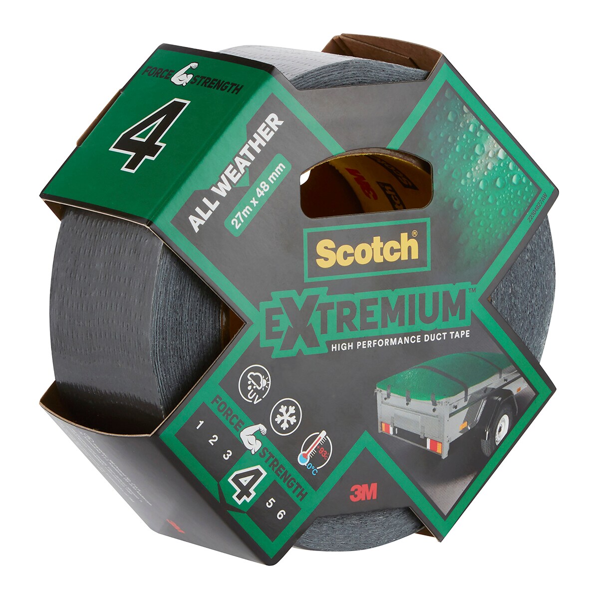 Cinta Americana Exteriores de Altas Prestaciones 27,4 m Gris-3