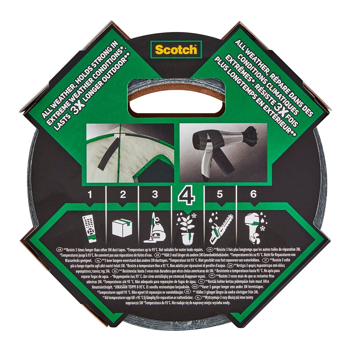 Cinta Americana Exteriores de Altas Prestaciones 27,4 m Gris-4