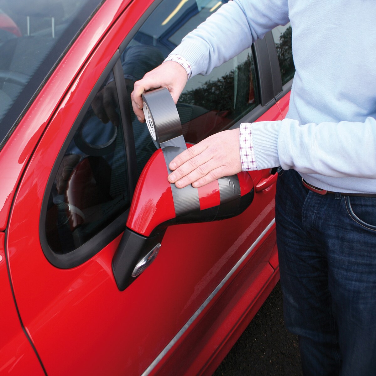 Cinta Americana de Altas Prestaciones  Sin Residuos 18,2 m Gris-6