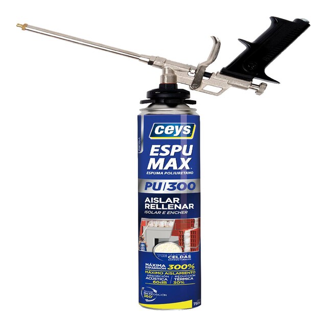 Imagen 0 de Espuma Poliuretano Espumax Aislar y Rellenar 750 ml