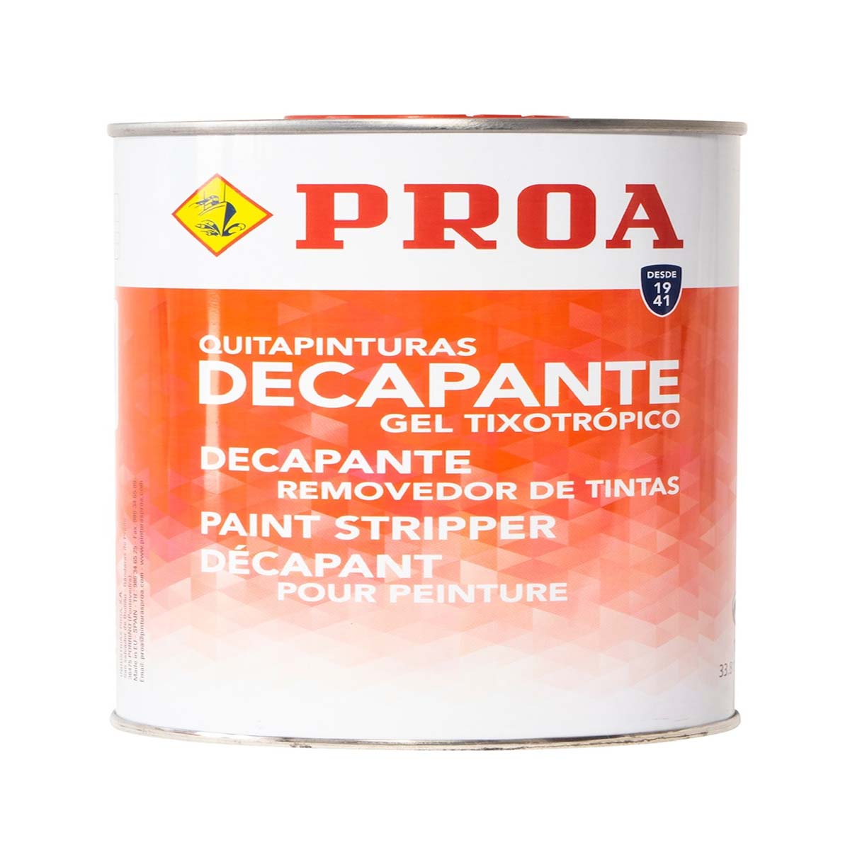 Quitapinturas Decapante Gel 1 l Incoloro-1
