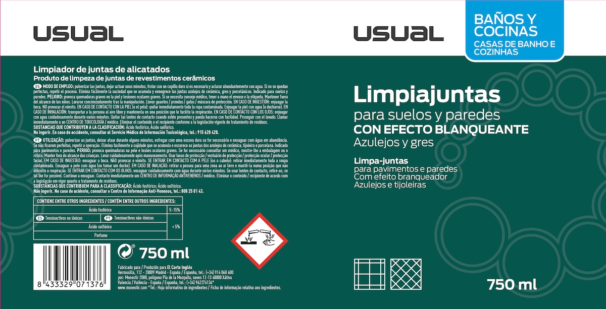 Limpiador Juntas Efecto Blanqueante 750 ml Incoloro-2