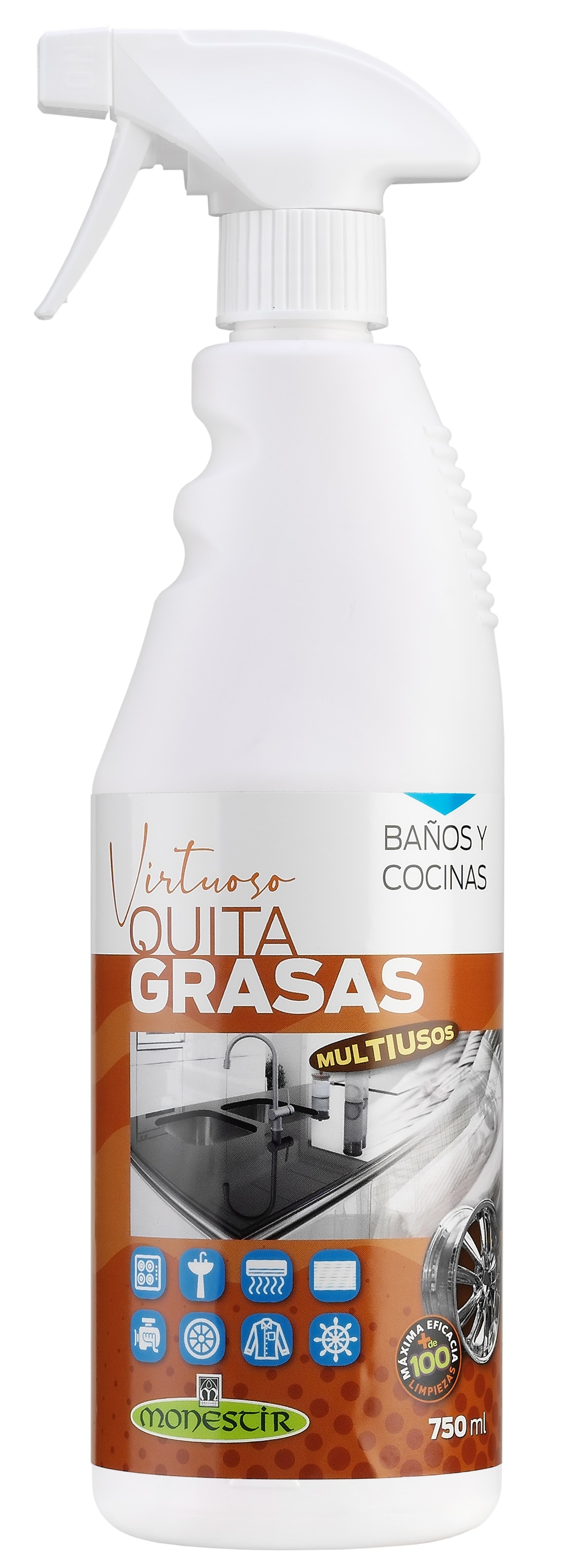 Imagen 0 de Quitagrasas Baños y Cocinas 750 ml