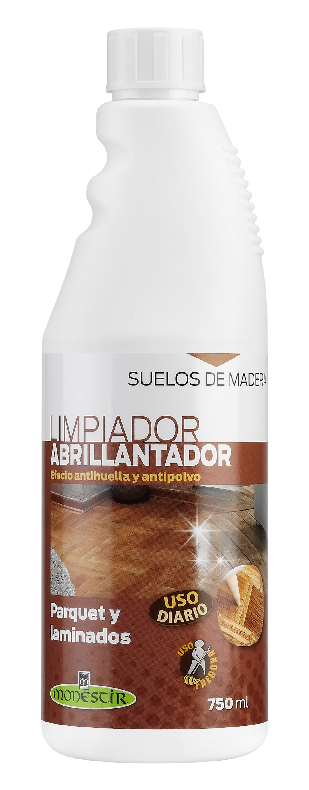 Imagen 0 de Limpiador Abrillantador Suelos Madera 750 ml