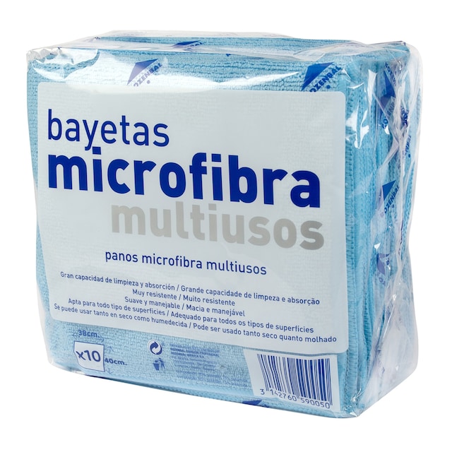 Imagen 0 de Bayeta Microfibra Profesional 38 x 40 cm - 10 Uds
