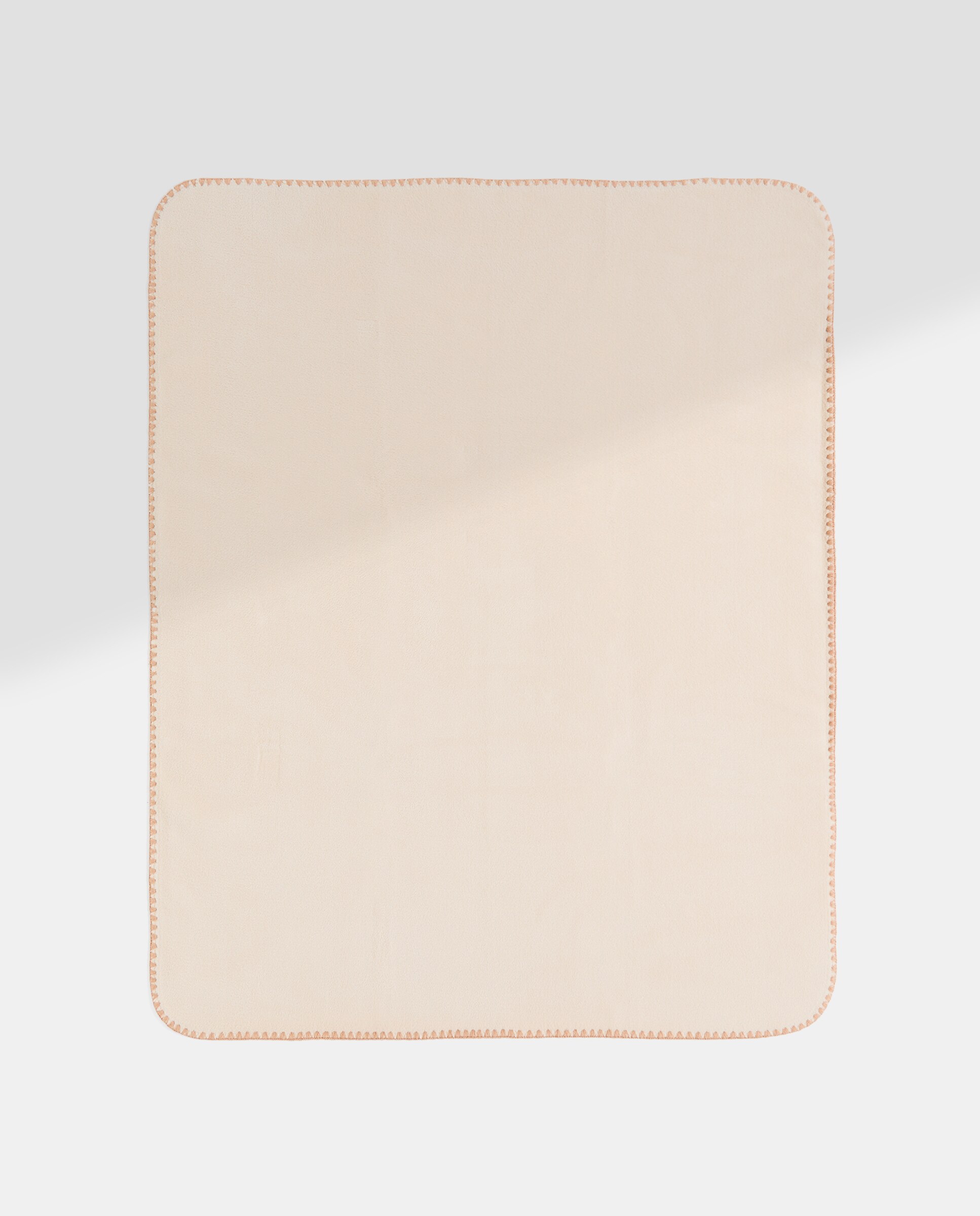 Manta bebé felpa beige Beige-2