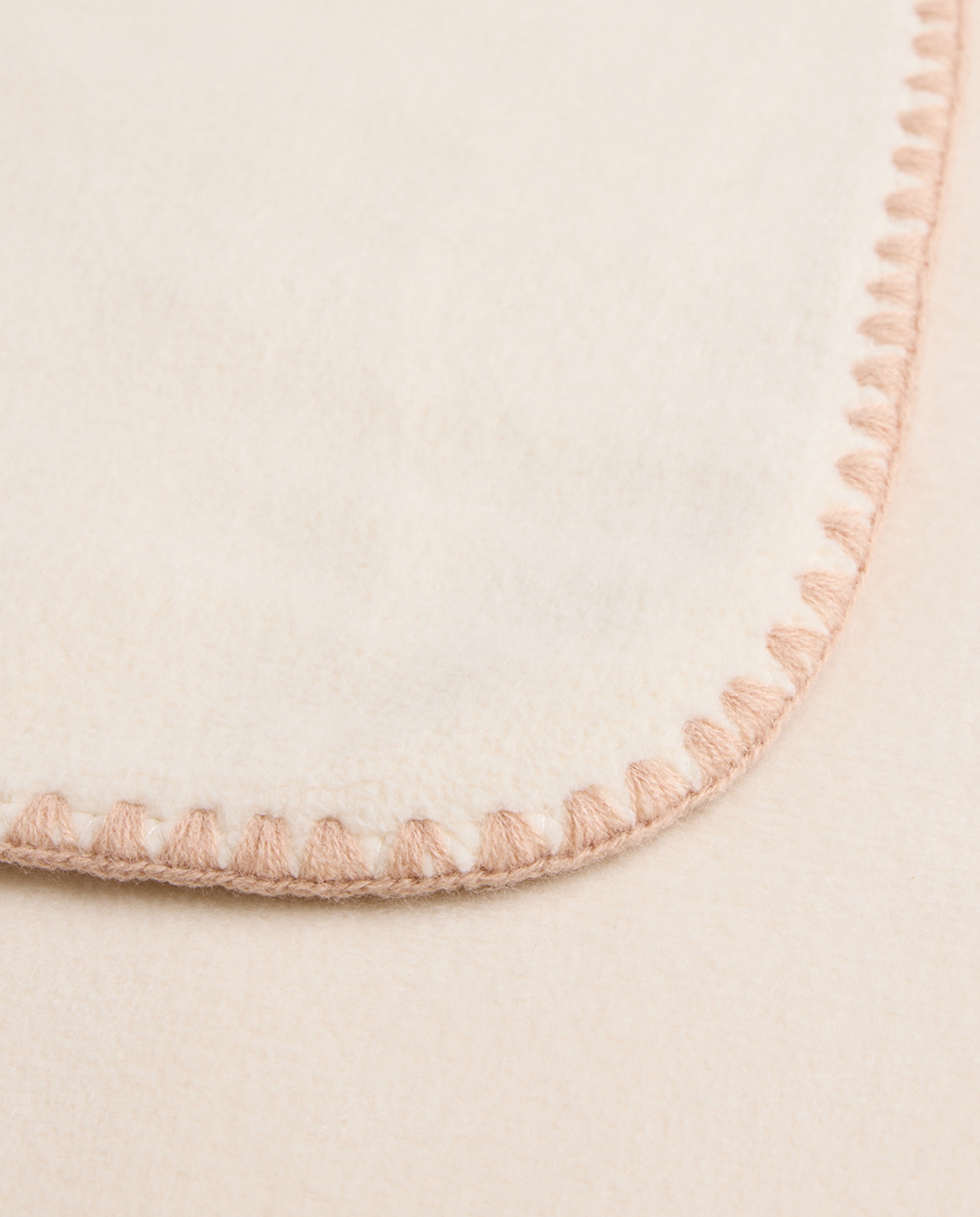 Manta bebé felpa beige Beige-3