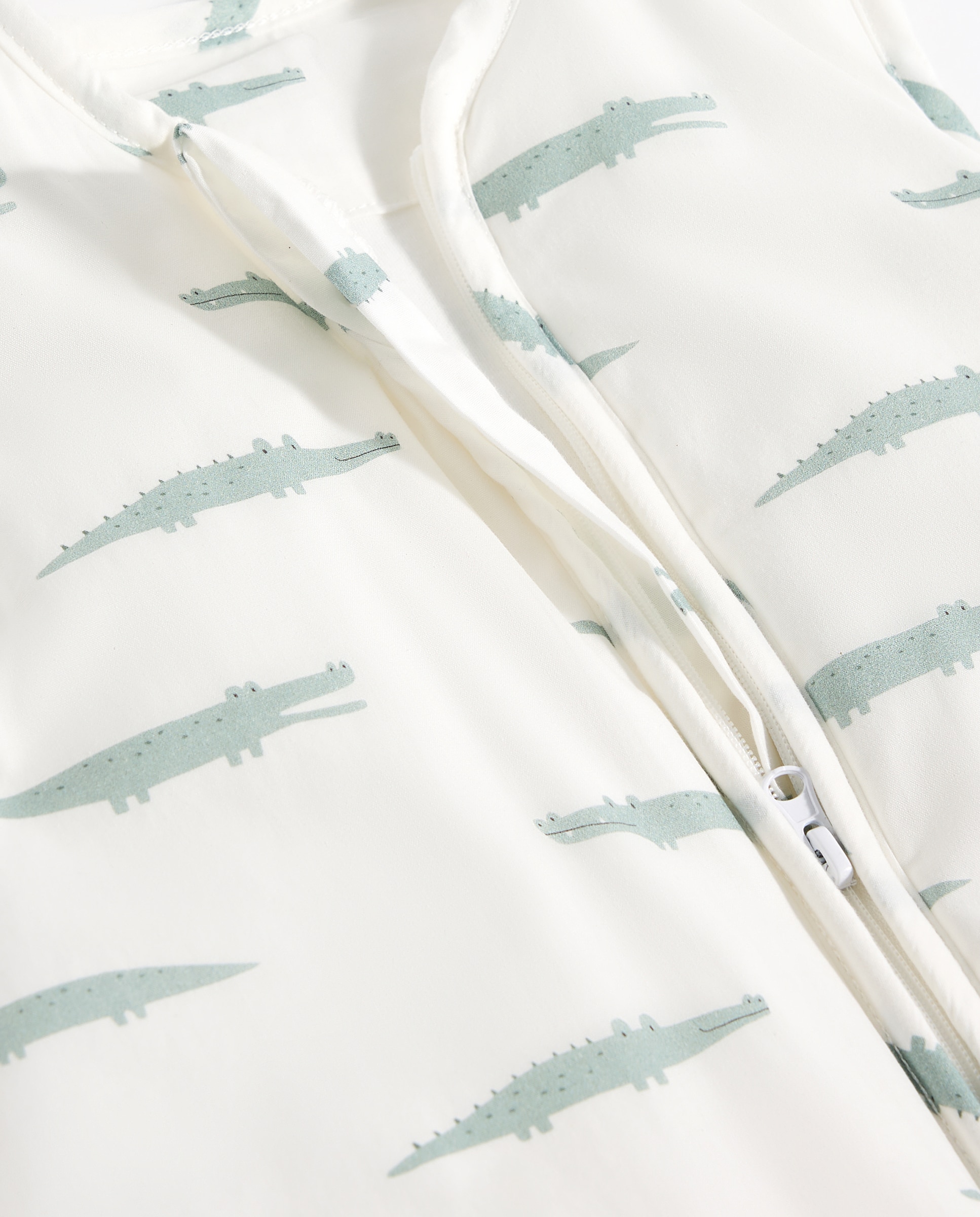 Saco de dormir con pies bebé de 18-36 meses Tog 2.5 cocodrilo verde Verde-5
