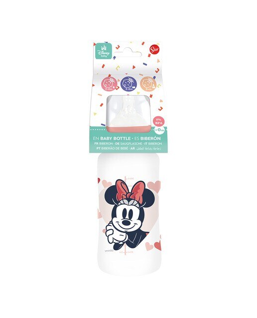 Biberón 360 ml Minie Mouse Rosa-2