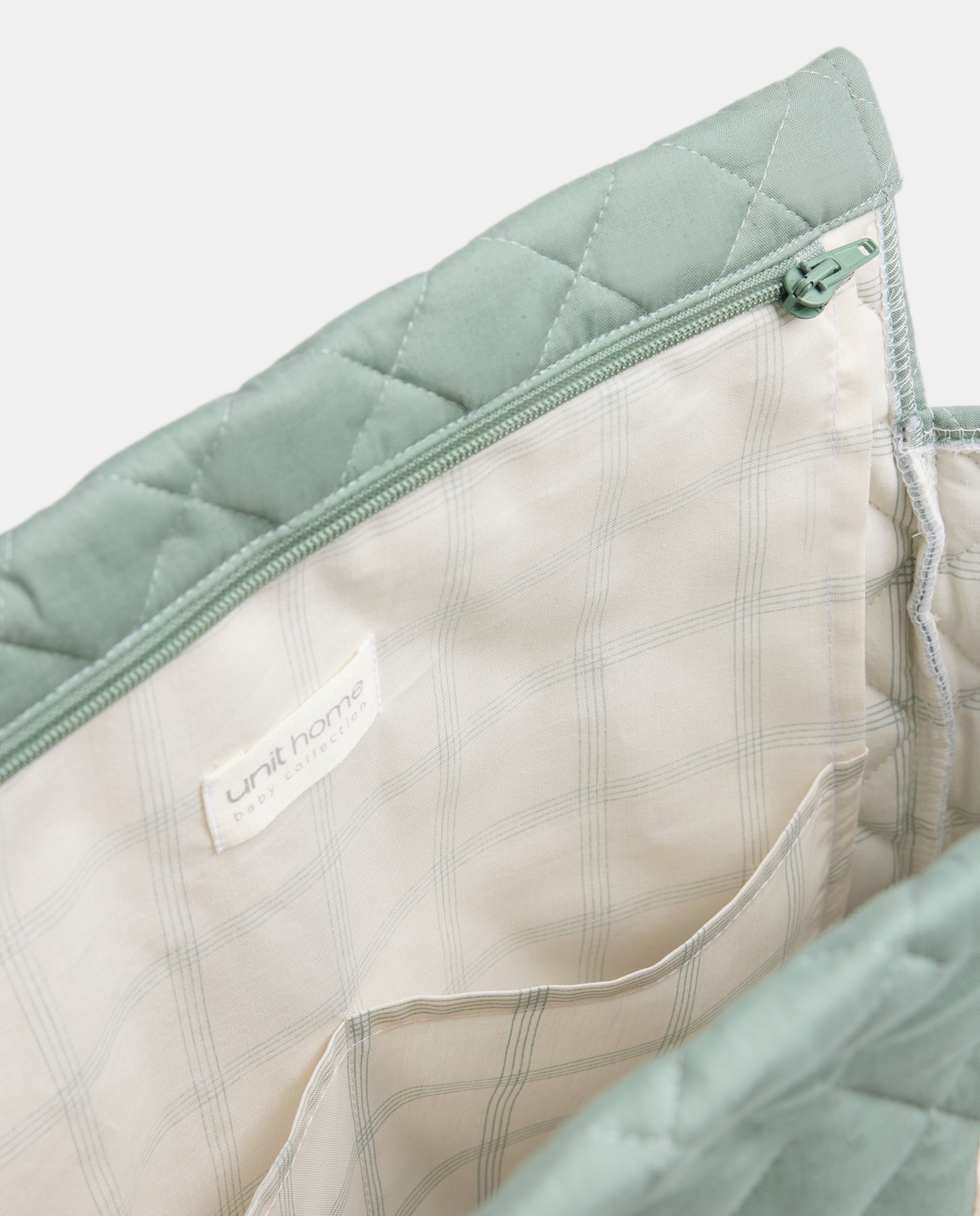 Bolso carro bebé cuadros verdes Verde-5