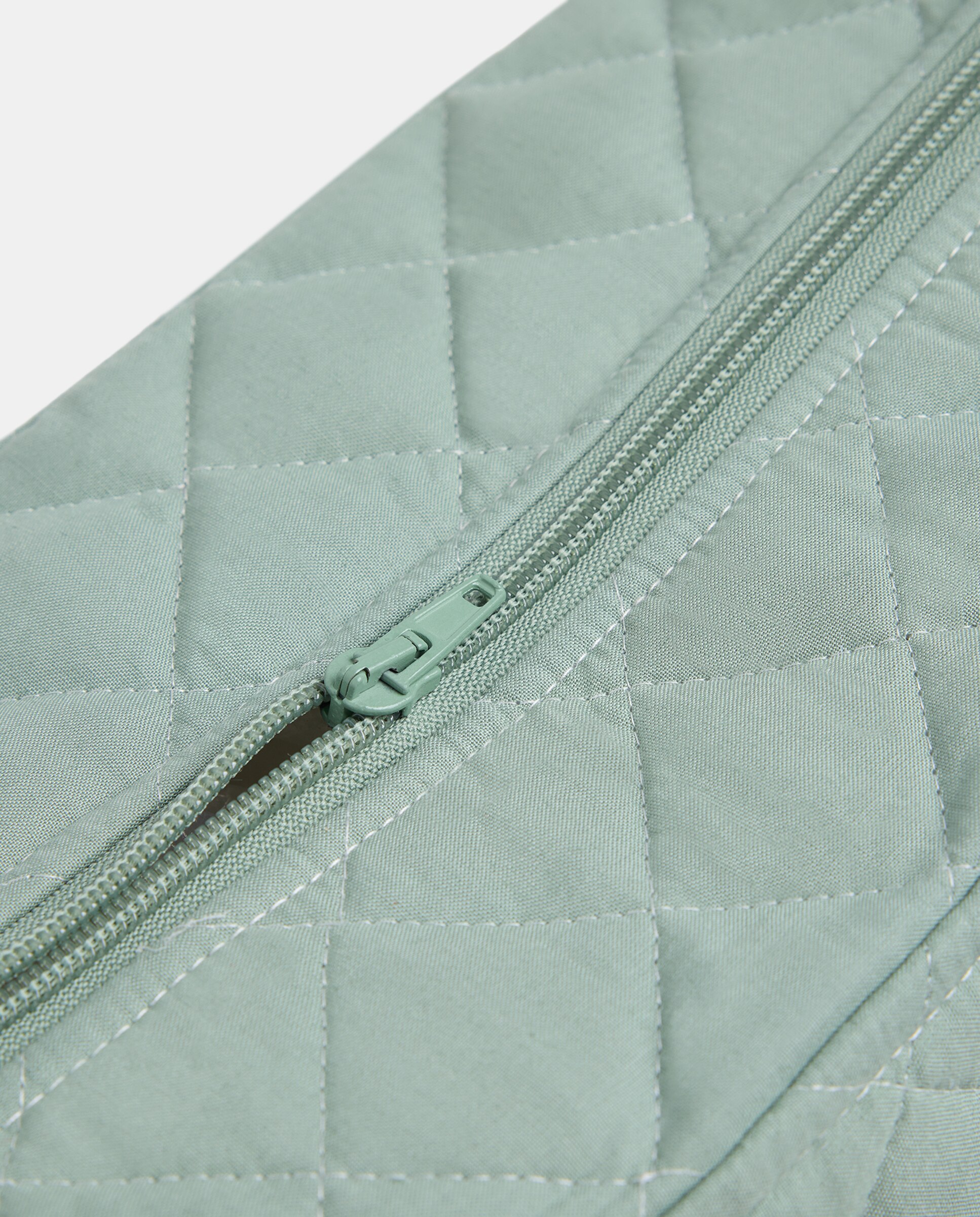Bolso carro bebé mini con volante cuadros verdes Verde-4