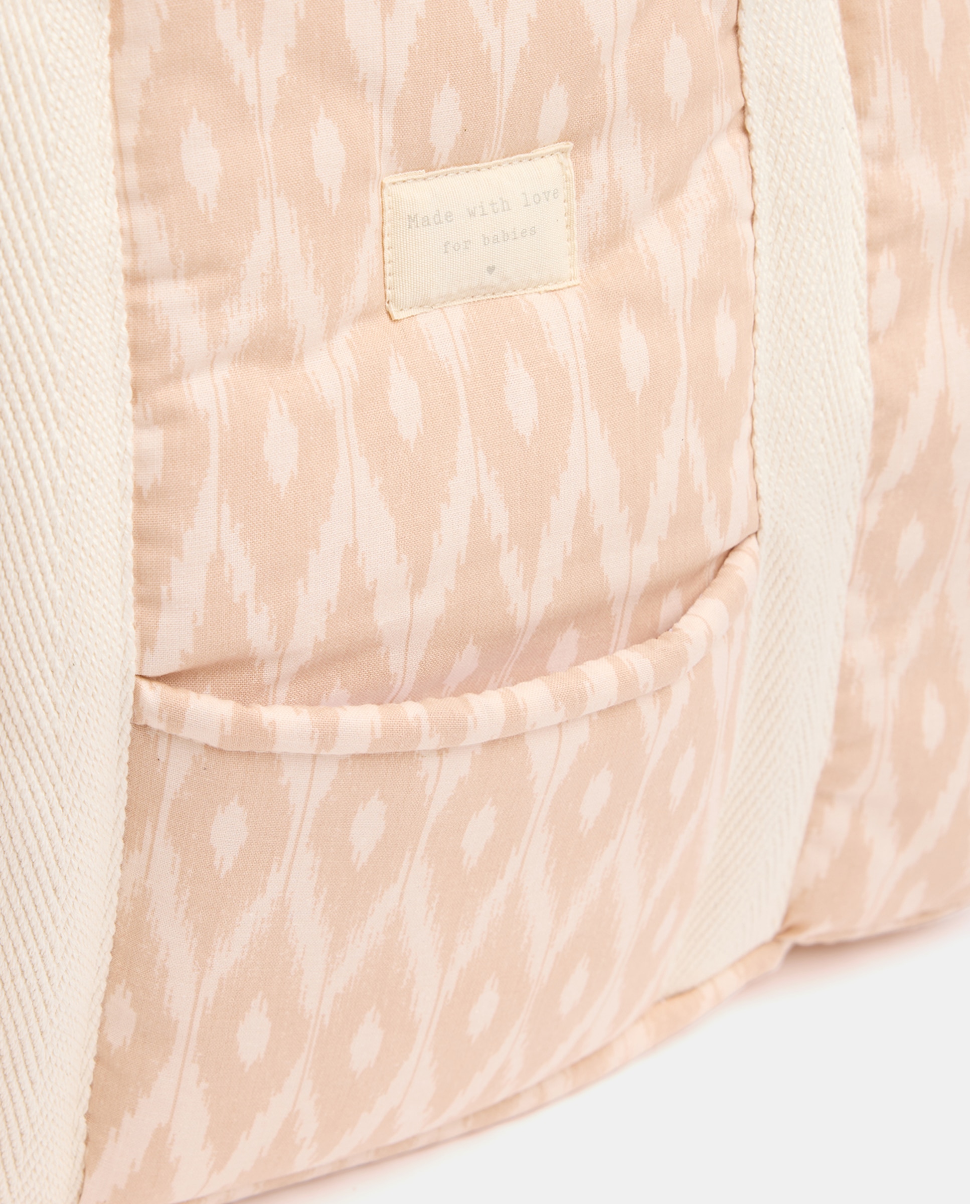 Bolsa maternidad ikat Marrón claro-3