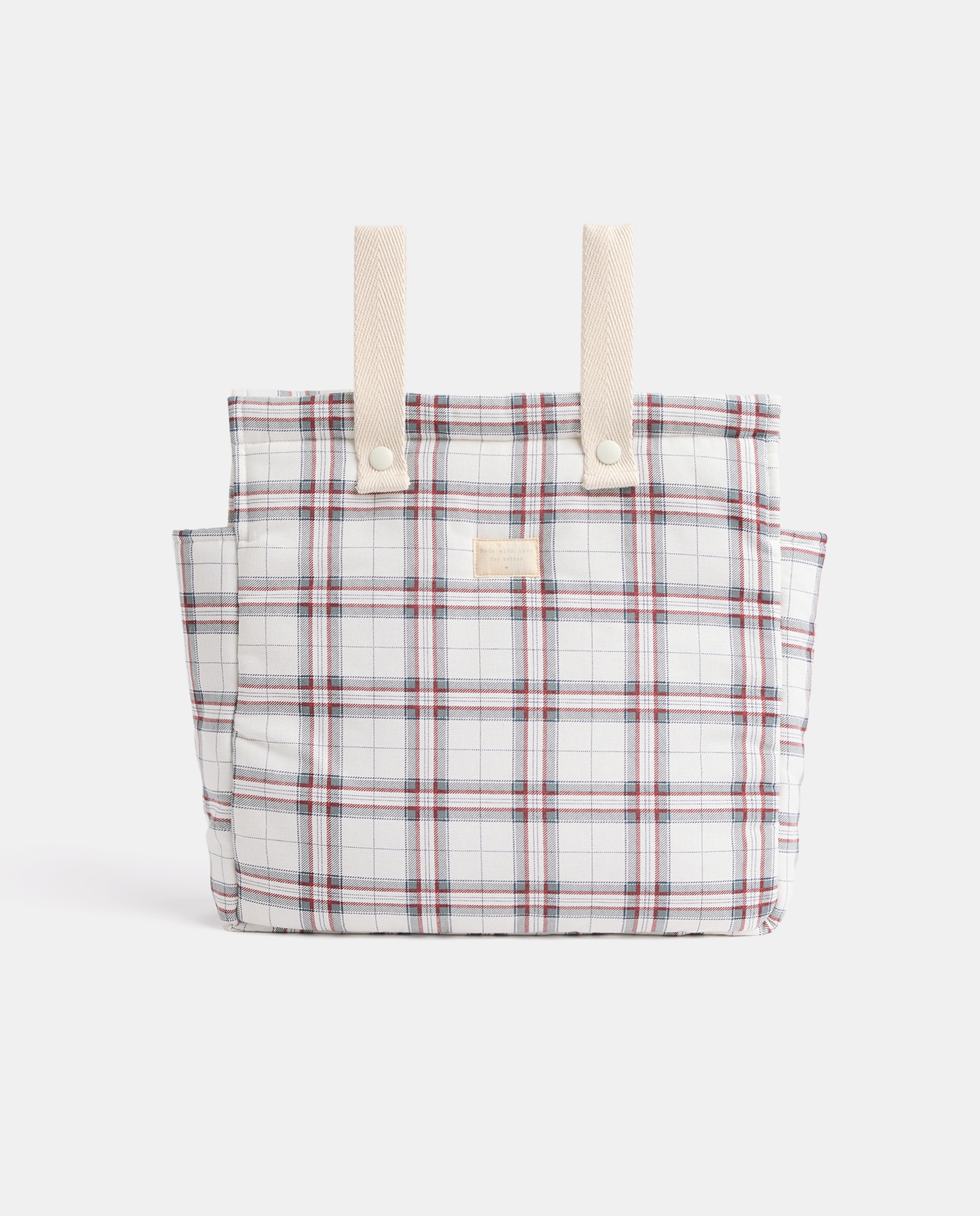 Imagen 0 de Bolso carro bebé cuadros invierno