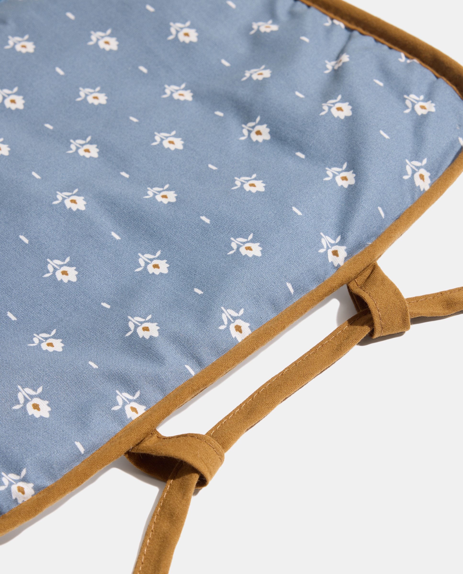 Colchoneta universal para silla de paseo flores Azul-3