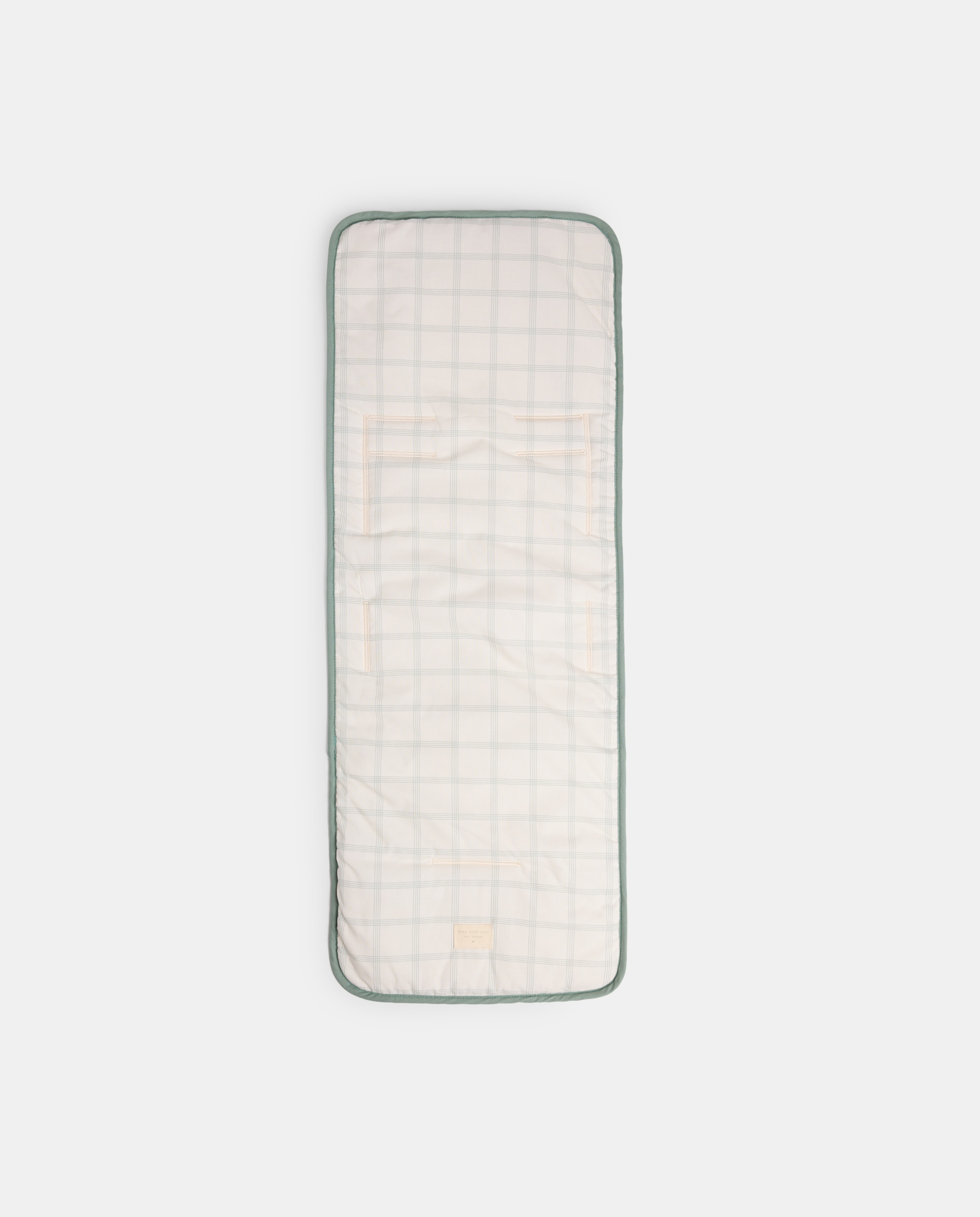Imagen 0 de Colchoneta universal para silla de paseo cuadros verdes