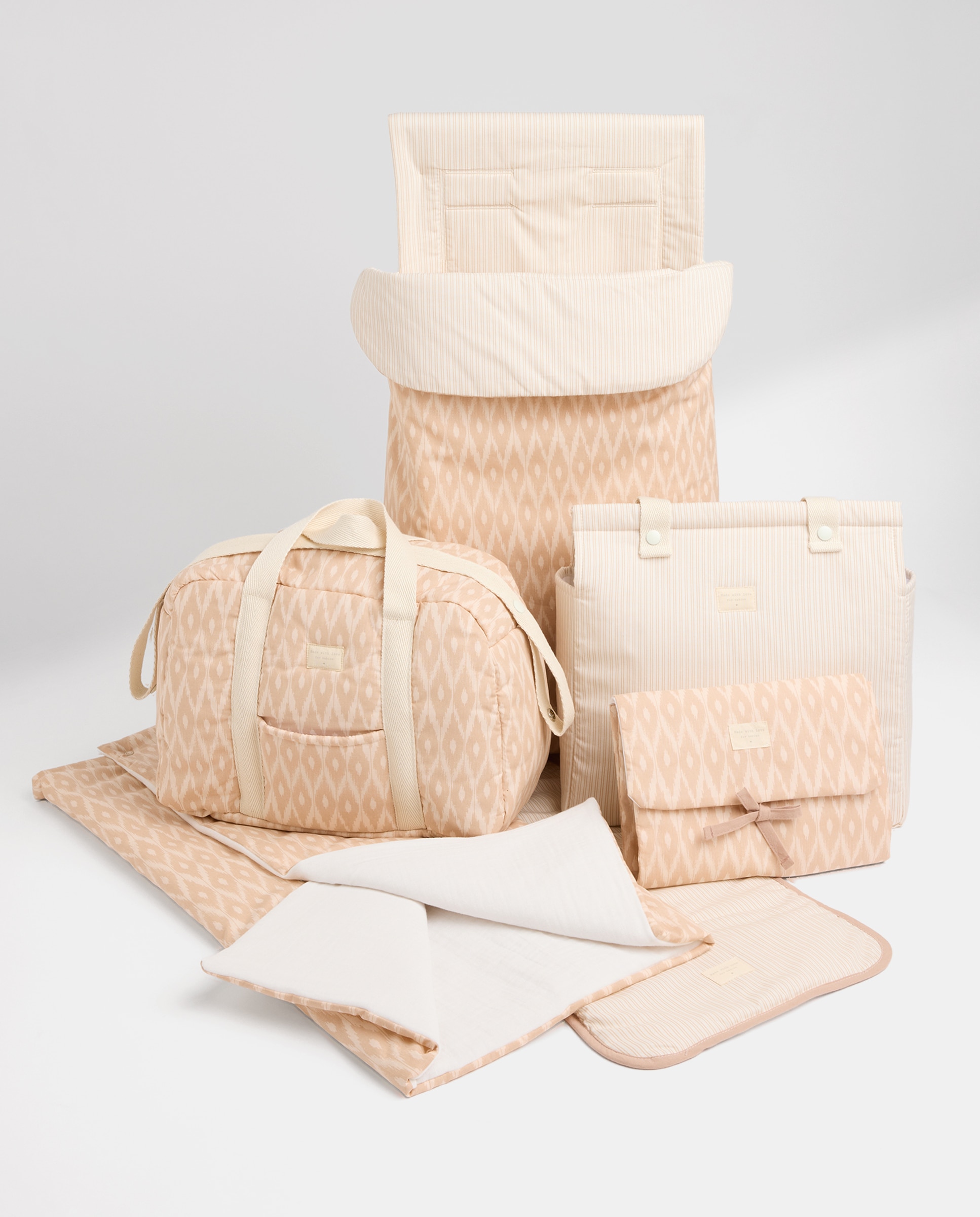 Colchoneta universal para silla de paseo ikat Marrón claro-4