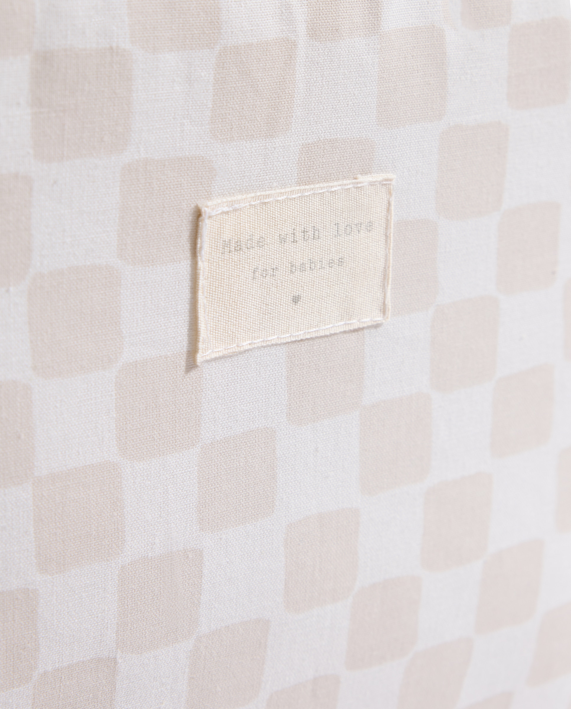 Neceser bebés cuadros beige Beige-3