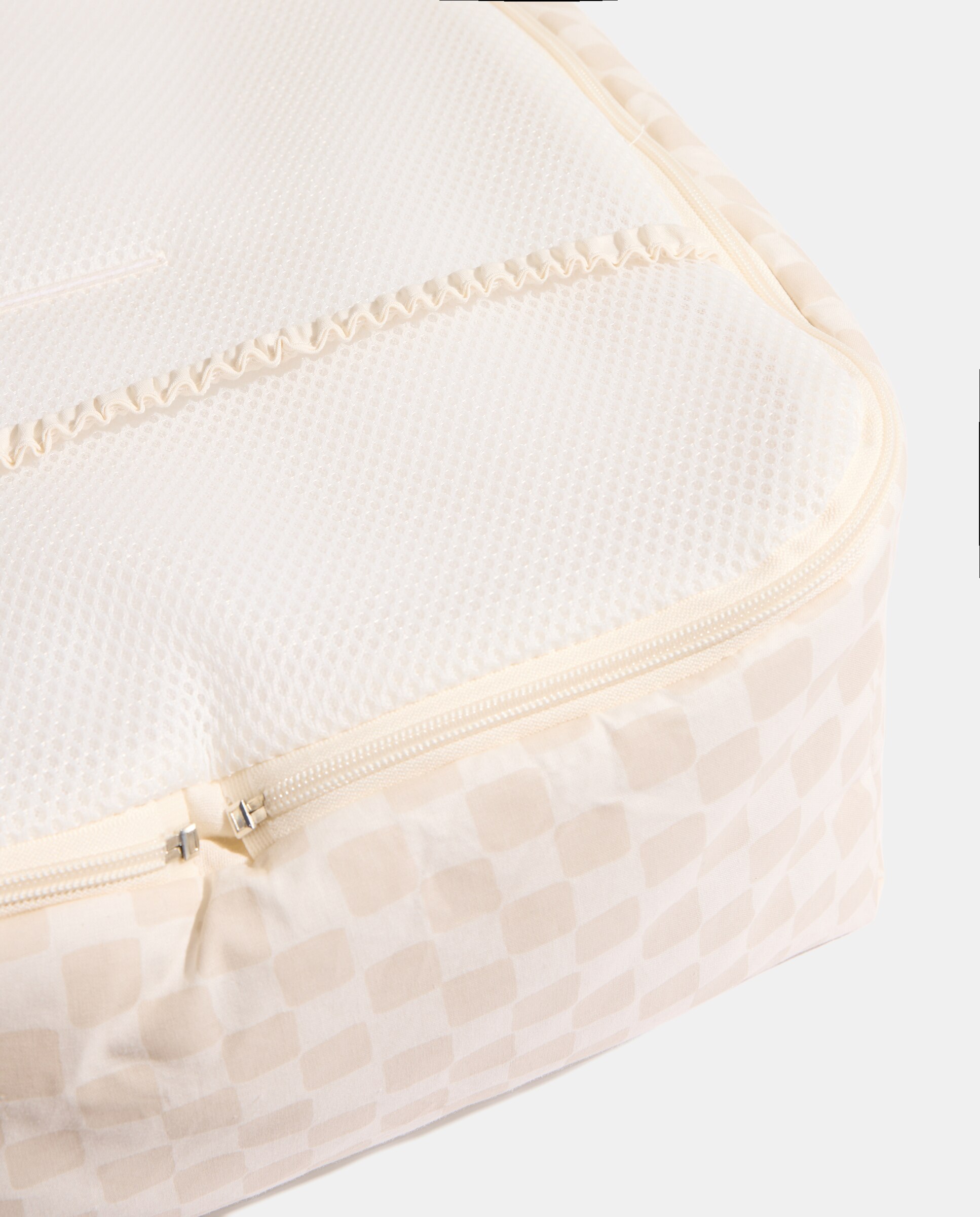 Saco universal para silla de paseo cuadros beige Beige-2