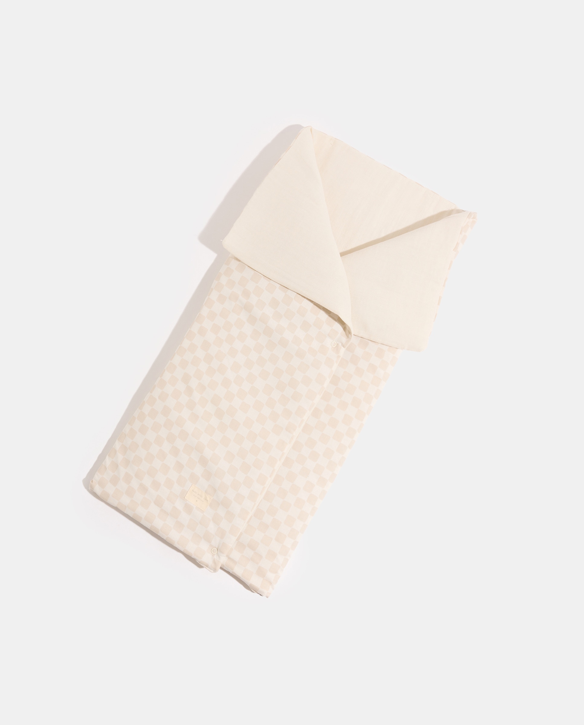 Imagen 0 de Saco arrullo cuadros beige
