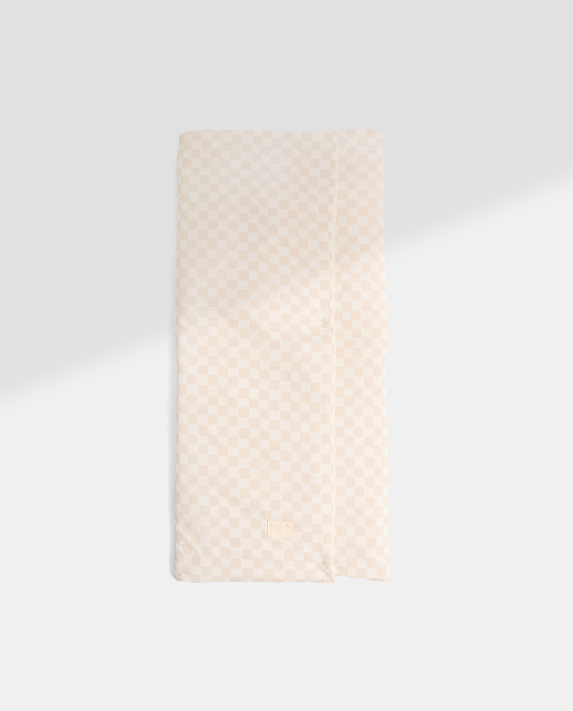 Saco arrullo cuadros beige Beige-4