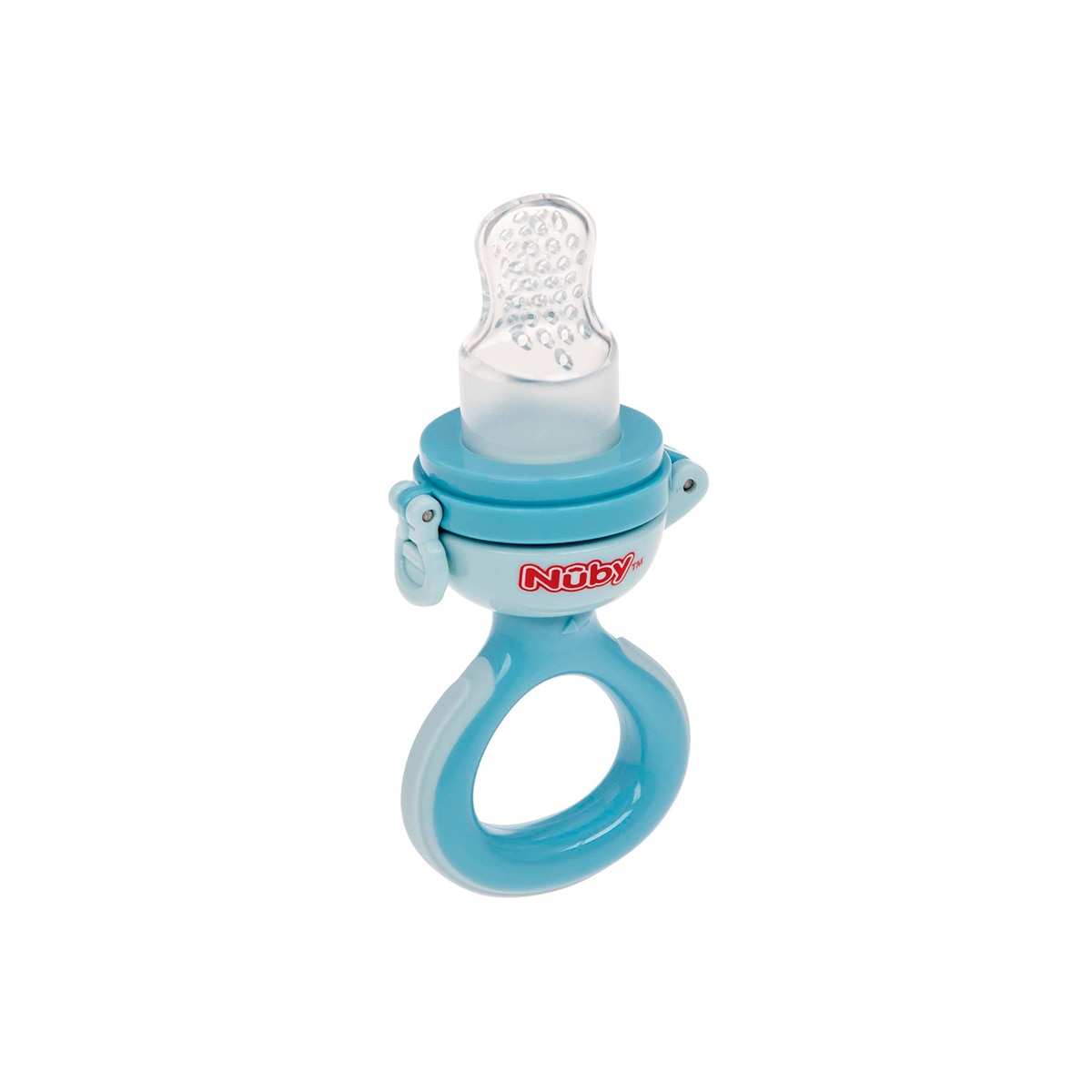 Alimentador Nibbler de silicona Azul-1