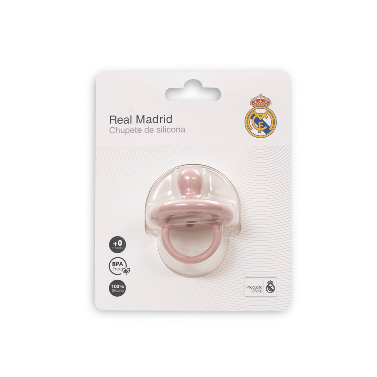 Chupete de silicona rosa Rosa-2