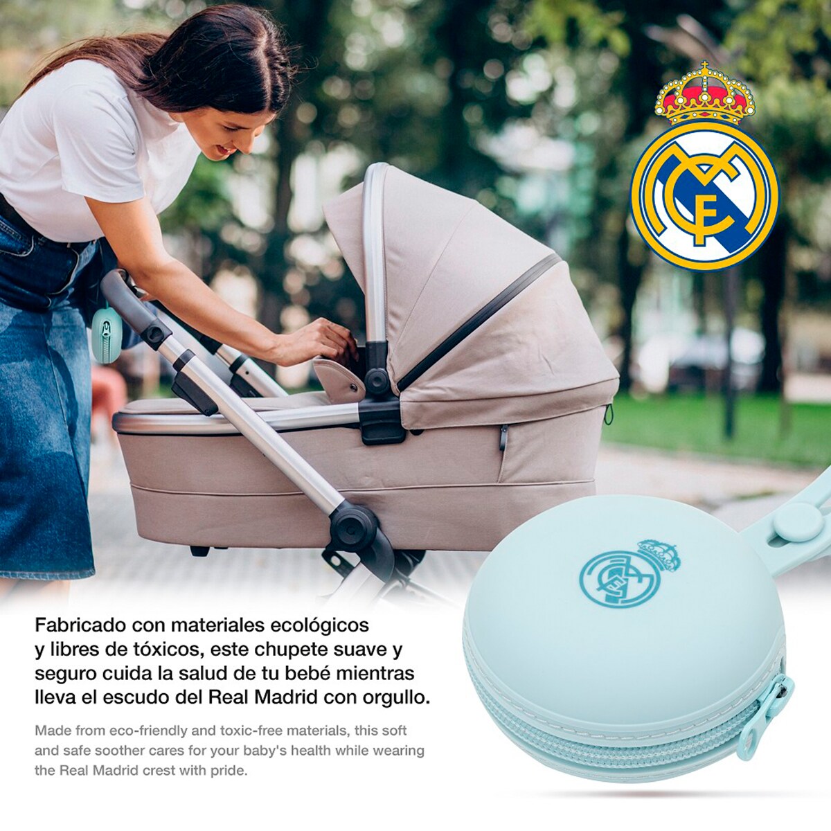 Portachupete de silicona azul Azul-4