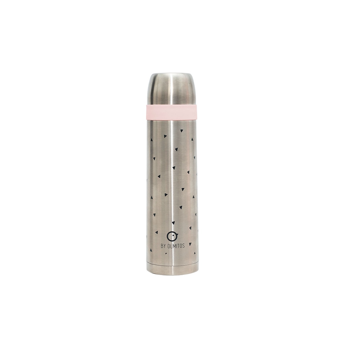 Termo para líquidos 500 ml Olmitos triángulos rosas Multicolor-1