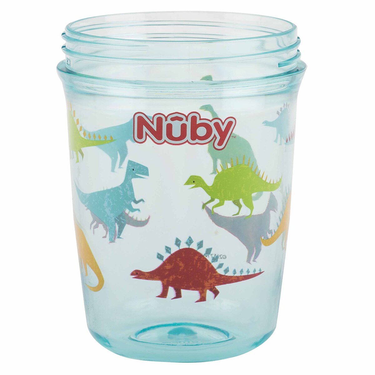 Taza de Aprendizaje Nyby mágica de tritan con asas (+6 M.) azul Azul-2