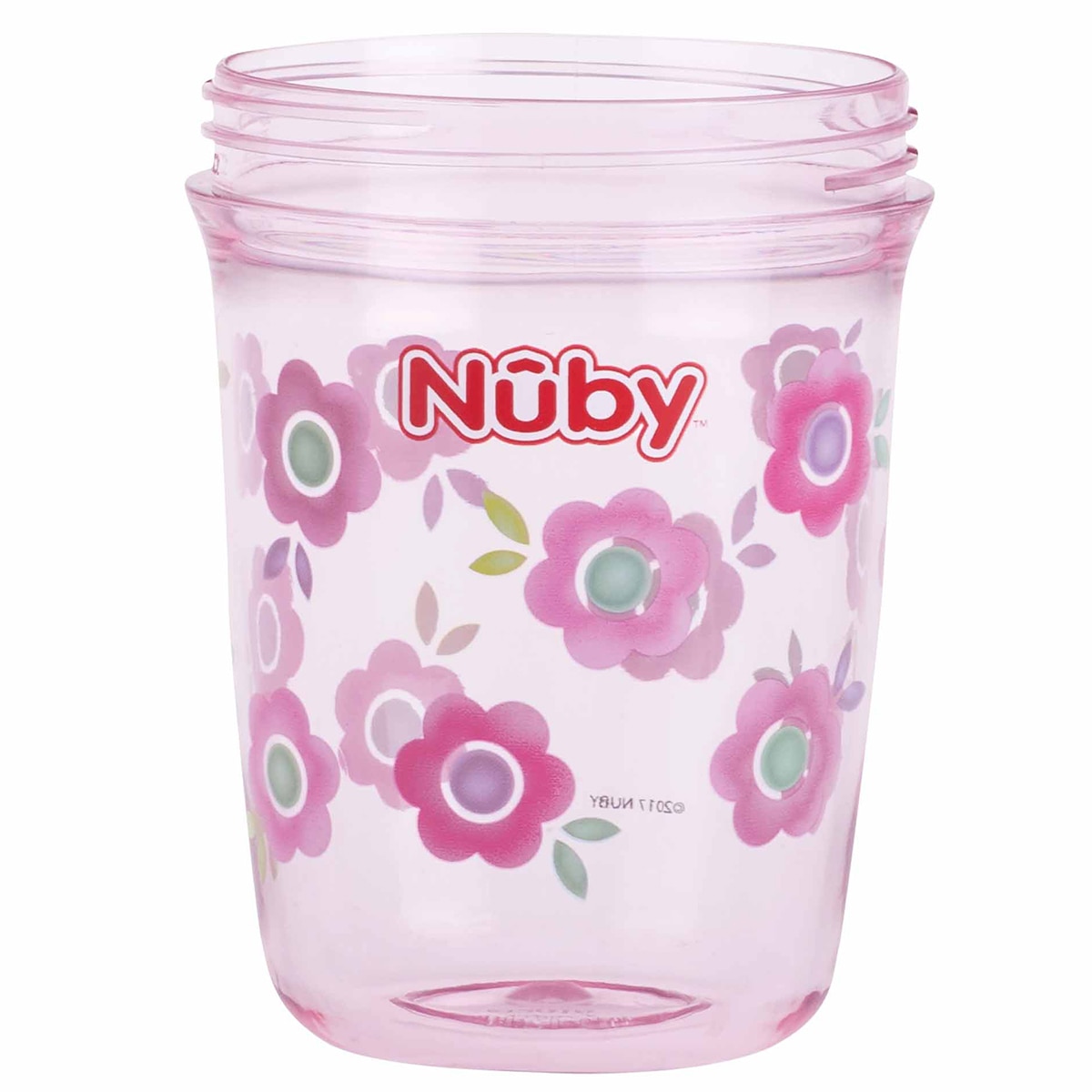 Taza mágica de Tritan con asas Nyby +6 meses Rosa-2