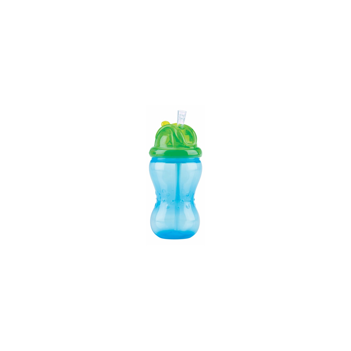 Imagen 0 de Taza de Aprendizaje Nuby Flip It Antigoteo con pajita (360 ml.) 12 M+ azul
