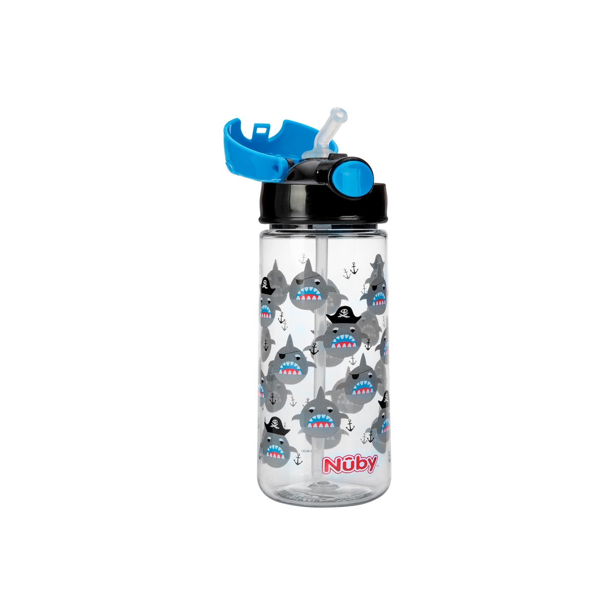 Imagen 0 de Taza con botón Push y pajita blanda, hecha de Tritan?
