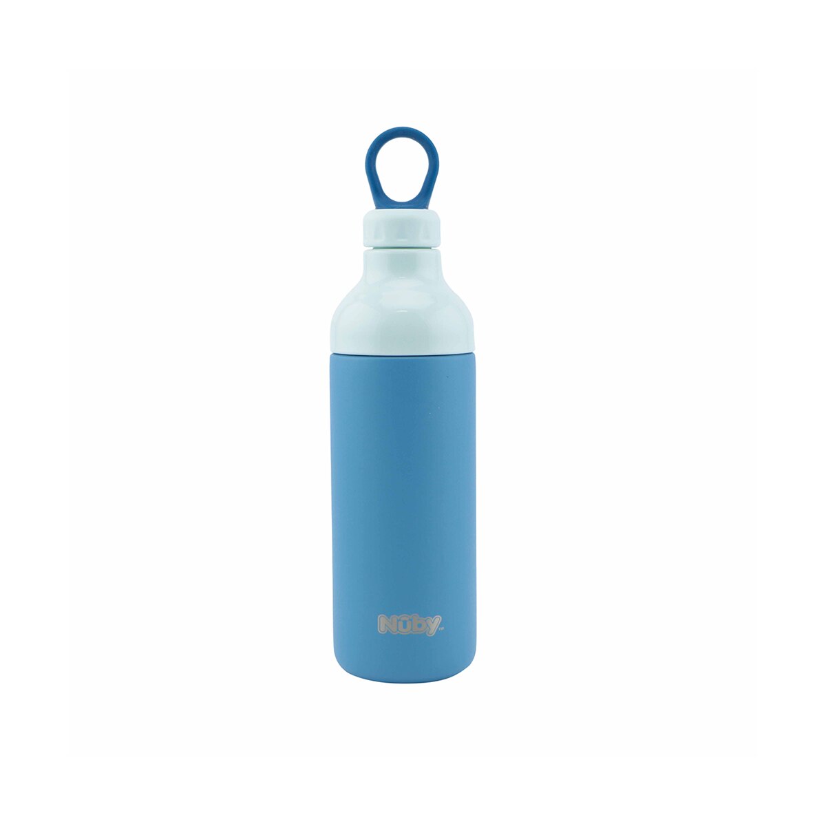 Taza de acero inoxidable Nuby 600ml Azul-1