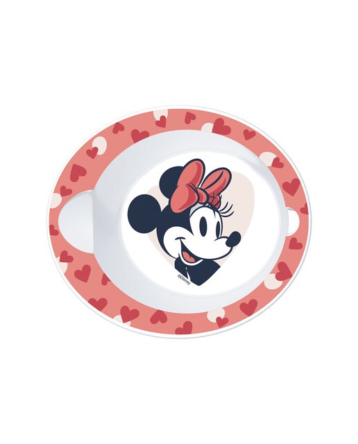 Imagen 0 de Stor set micro toddler 2 pcs (cuenco y cuchara) minnie mouse heart full