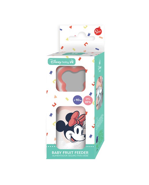 Stor alimentador antiahogo minnie mouse heart full Rosa-2