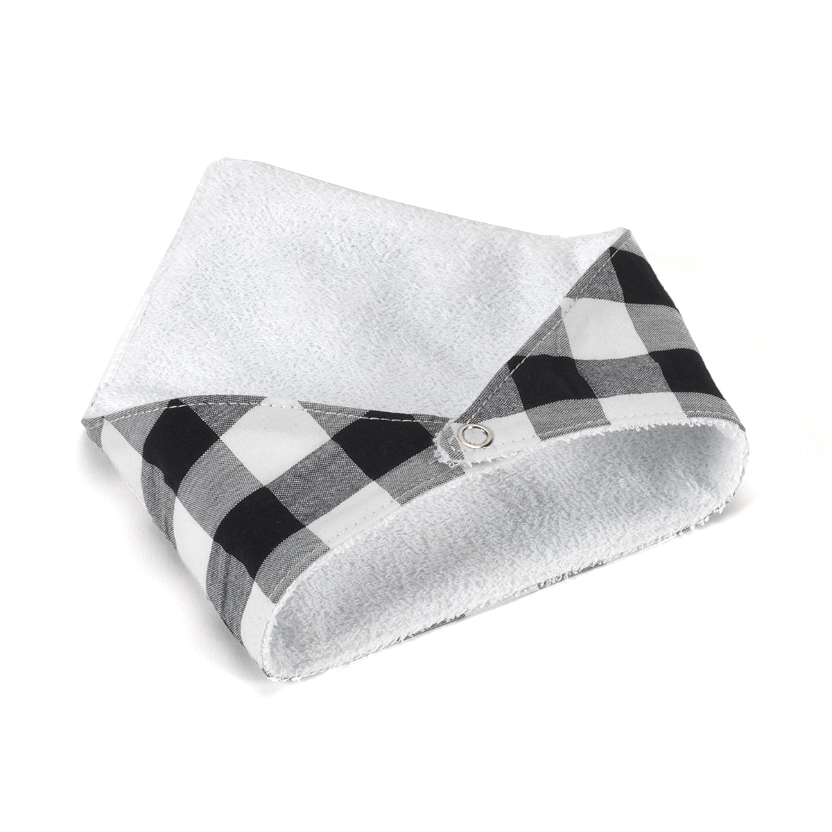 Pack de tres bandanas cuadro vichy Negro / Blanco Negro-4