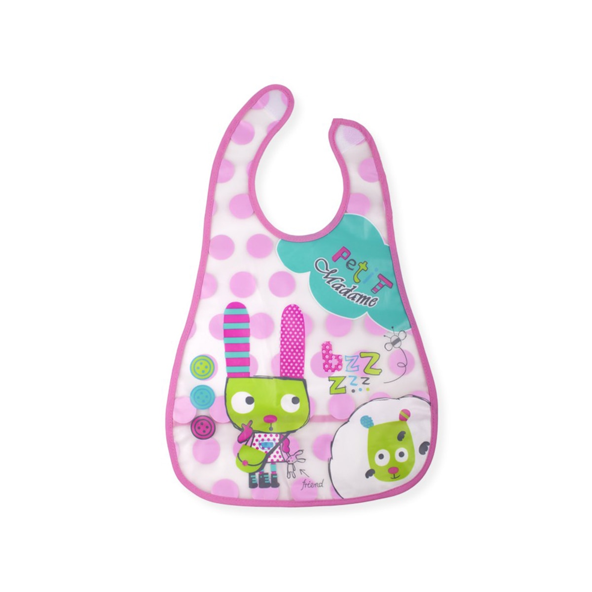 Pack 2 baberos Interbaby Gugu rosa Rosa-2