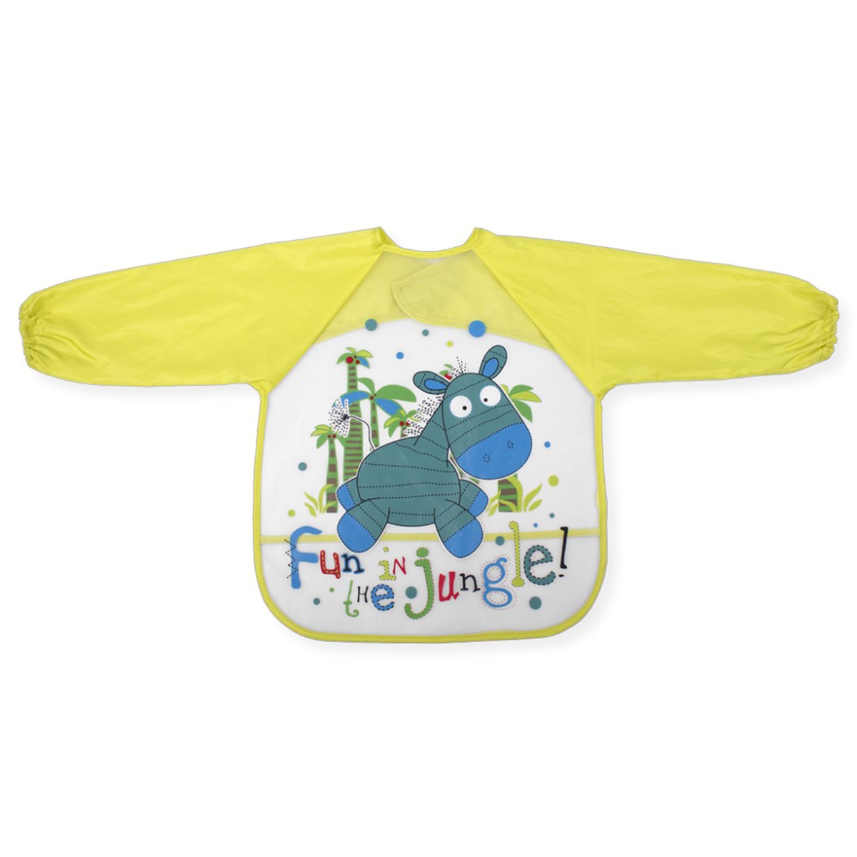Babero con mangas Interbaby amarillo Amarillo-1